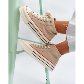 Zapatillas Mujer Plataforma Beige Aineri 2 Zapatillas Mujer Plataforma Beige Aineri 2