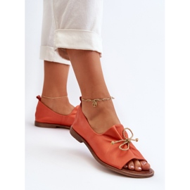 Zazoo 2660 Bailarinas Mujer Piel, Naranja 4