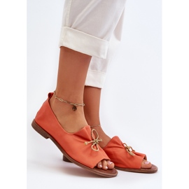 Zazoo 2660 Bailarinas Mujer Piel, Naranja 2
