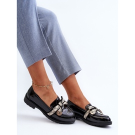 Mocasines Brogues Mujer Charol S.Barski HY330A Negro 9