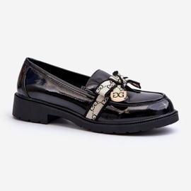 Mocasines Brogues Mujer Charol S.Barski HY330A Negro 2