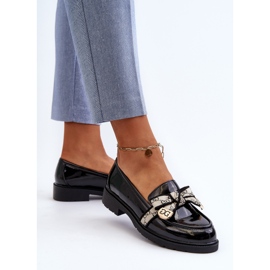Mocasines Brogues Mujer Charol S.Barski HY330A Negro 7