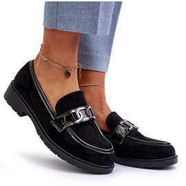 Mocasines Mujer Ante S.Barski HY3350A negro 11