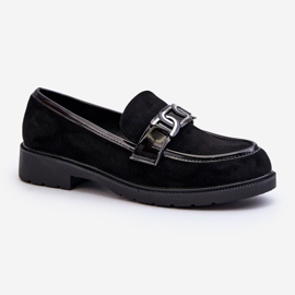 Mocasines Mujer Ante S.Barski HY3350A negro 3