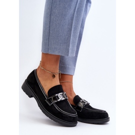Mocasines Mujer Ante S.Barski HY3350A negro 4