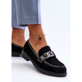 Mocasines Mujer Ante S.Barski HY3350A negro 7