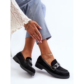 Mocasines Mujer Ante S.Barski HY3350A negro 2