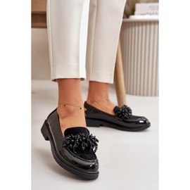 Mocasines Mujer Charol S.Barski HY369A Negro 4