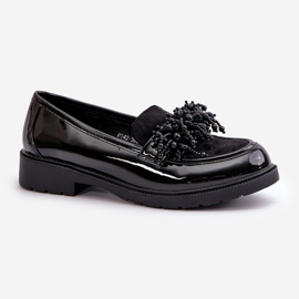 Mocasines Mujer Charol S.Barski HY369A Negro 2