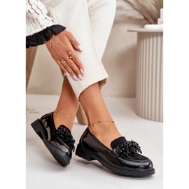 Mocasines Mujer Charol S.Barski HY369A Negro 7