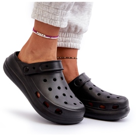 Chanclas de espuma Ilariana de mujer de color negro 7