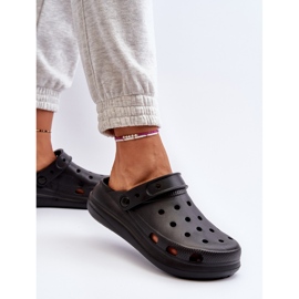 Chanclas de espuma Ilariana de mujer de color negro 4