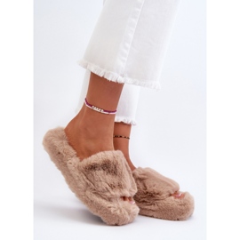 Pantuflas de Mujer de Pelo Beige Stepia 2