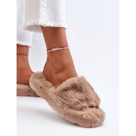 Pantuflas de Mujer de Pelo Beige Stepia 5