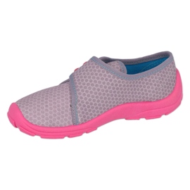 Befado Girls con velcro 974y528 gris/rosa 1