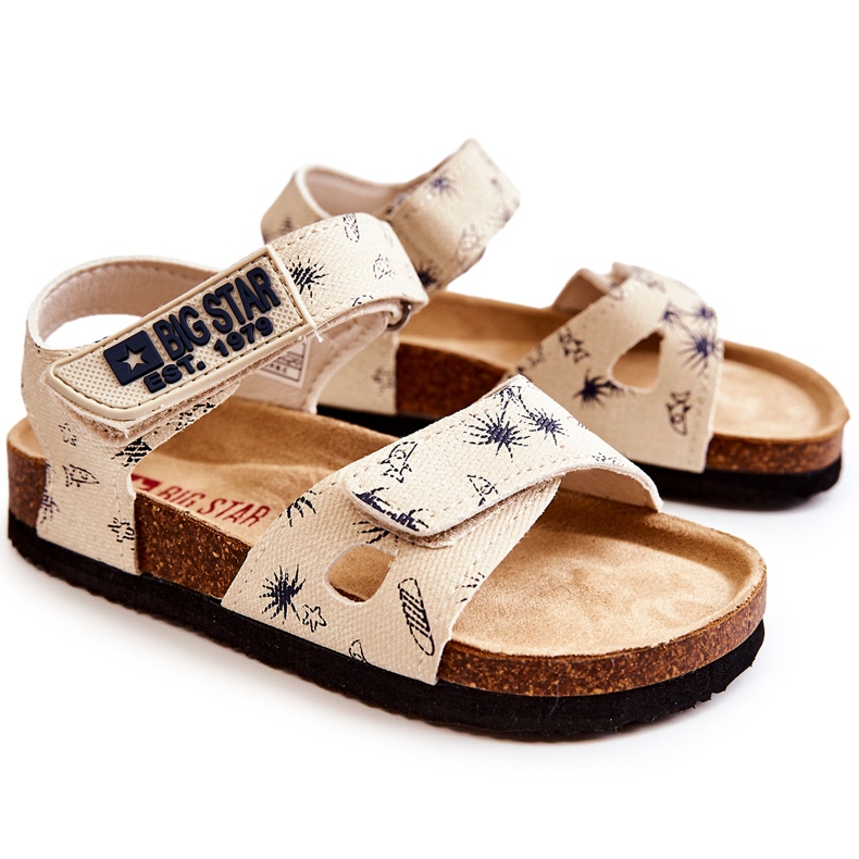 Sandalias Infantiles Big Star JJ374379 Beige blanco 5