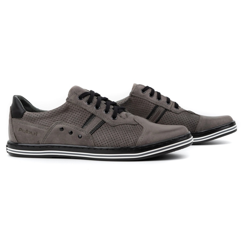 Polbut Zapatos informales para hombre 1801P, gris 4