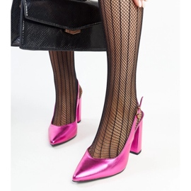 Zapatos de tacón abiertos Wechsler rosa rosado 2