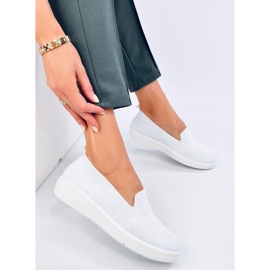 Combe Zapatillas calcetín blancas blanco 4