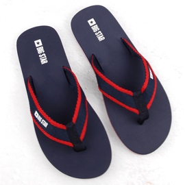 Chanclas de hombre azul marino Big Star NN174623 3