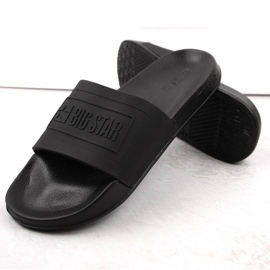 Chanclas playa piscina hombre negro Big Star NN174649 2