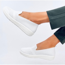 Combe Zapatillas calcetín blancas blanco 3