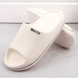 Chanclas de playa espuma blanca Big Star NN274A043 blanco 4