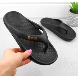 Chanclas de mujer negras Big Star NN274A649 negro 1