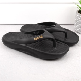 Chanclas de mujer negras Big Star NN274A649 negro 2