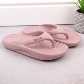 Chanclas mujer rosa Big Star NN274A650 rosado 2