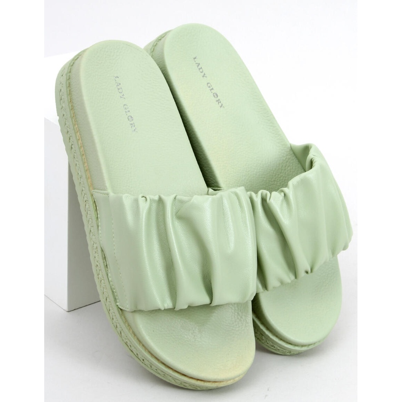 Pantuflas mujer Atissa Verde 1 Pantuflas mujer Atissa Verde 1