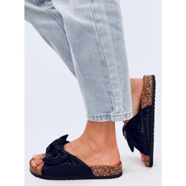 Pantuflas de corcho negro musgo 4