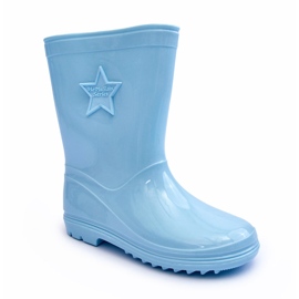 Galoshes de goma infantil azul 1