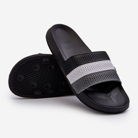 Chanclas Clásicas De Hombre Con Tiras Negro Sylri 1