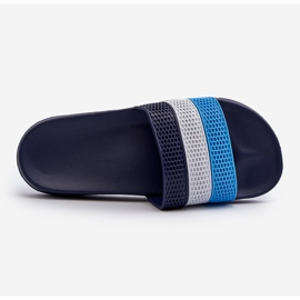 Chanclas Clásicas De Hombre Con Tiras, Azul Marino Sylri 5
