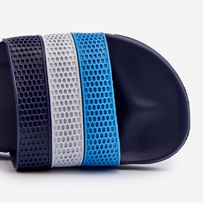 Chanclas Clásicas De Hombre Con Tiras, Azul Marino Sylri 1