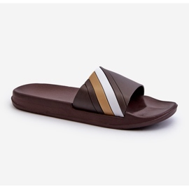 FK1 Chanclas Classic Light de hombre en color marrón Bemostom 3