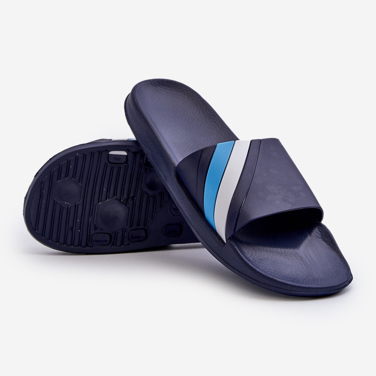 Chanclas Classic Light Hombre Azul Marino Bemostom 2