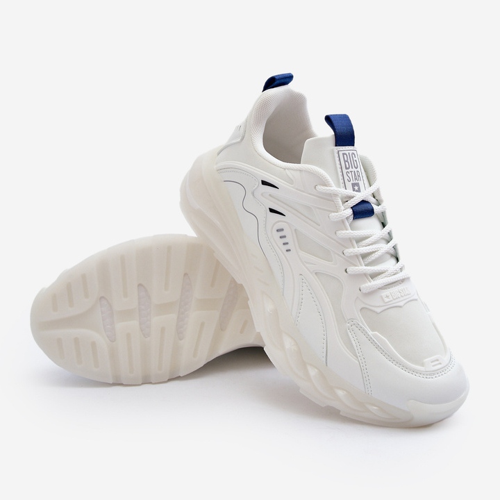Zapatillas de Hombre HI-POLY System Big Star Sports Shoes NN174383 Blanco 2