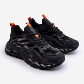 Zapatillas de Hombre HI-POLY System Big Star Sports Shoes NN174382 Negro 9