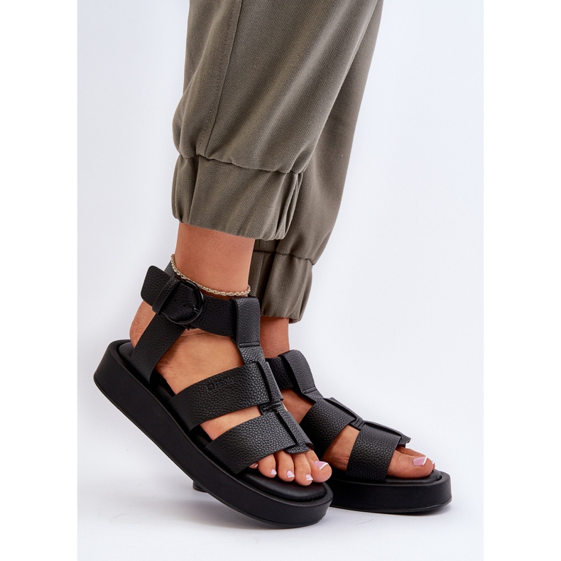 Sandalias Mujer Big Star NN274071 Negro 2