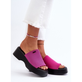 Chanclas de mujer Big Star NN274026 Fucsia rosado 2