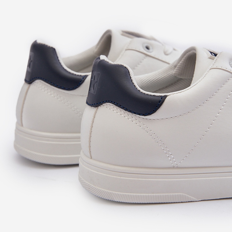 Zapatillas Bajas para Hombre Piel Ecológica Big Star NN174282 Blanco 1 Zapatillas Bajas para Hombre Piel Ecológica Big Star NN174282 Blanco 1