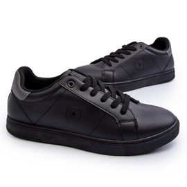 Zapatillas Bajas para Hombre Piel Ecológica Big Star NN174284 Negro 10