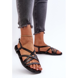Sandalias Planas Mujer Big Star NN274011 Negro 4