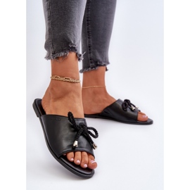 Chanclas Mujer Piel Ecológica Big Star NN274066 Negro 3