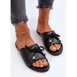 Chanclas Mujer Piel Ecológica Big Star NN274066 Negro 5