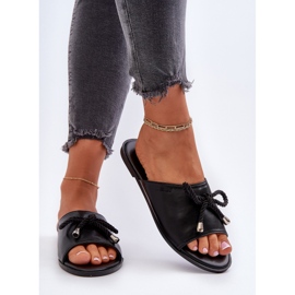 Chanclas Mujer Piel Ecológica Big Star NN274066 Negro 6
