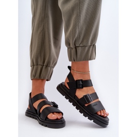 Sandalias Mujer Piel Ecológica Big Star NN274065 Negro 5