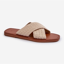 Zapatillas Planas Mujer Big Star NN274078 Beige 3